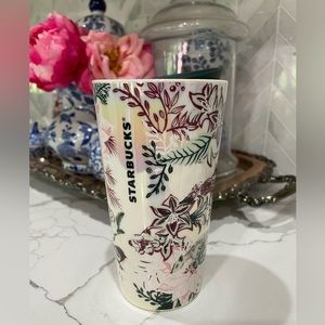 NWOT Starbucks 2022 Holiday Enchanted Forest Ceramic Tumbler